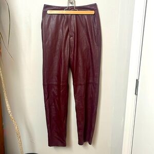 EUC Lulus vegan leather red pant